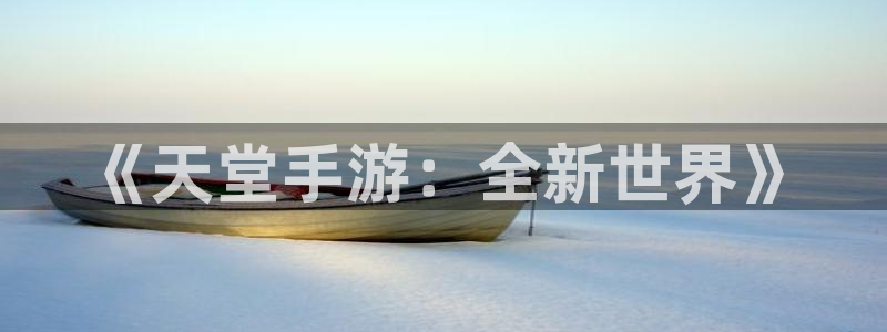 V8娱乐网：《天堂手游：全新世界》